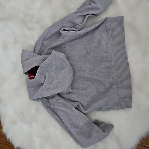 Carters Baby Boy gray hoodie 12M - Picture 4 of 4